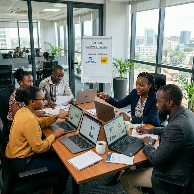 Ugandan professionals working